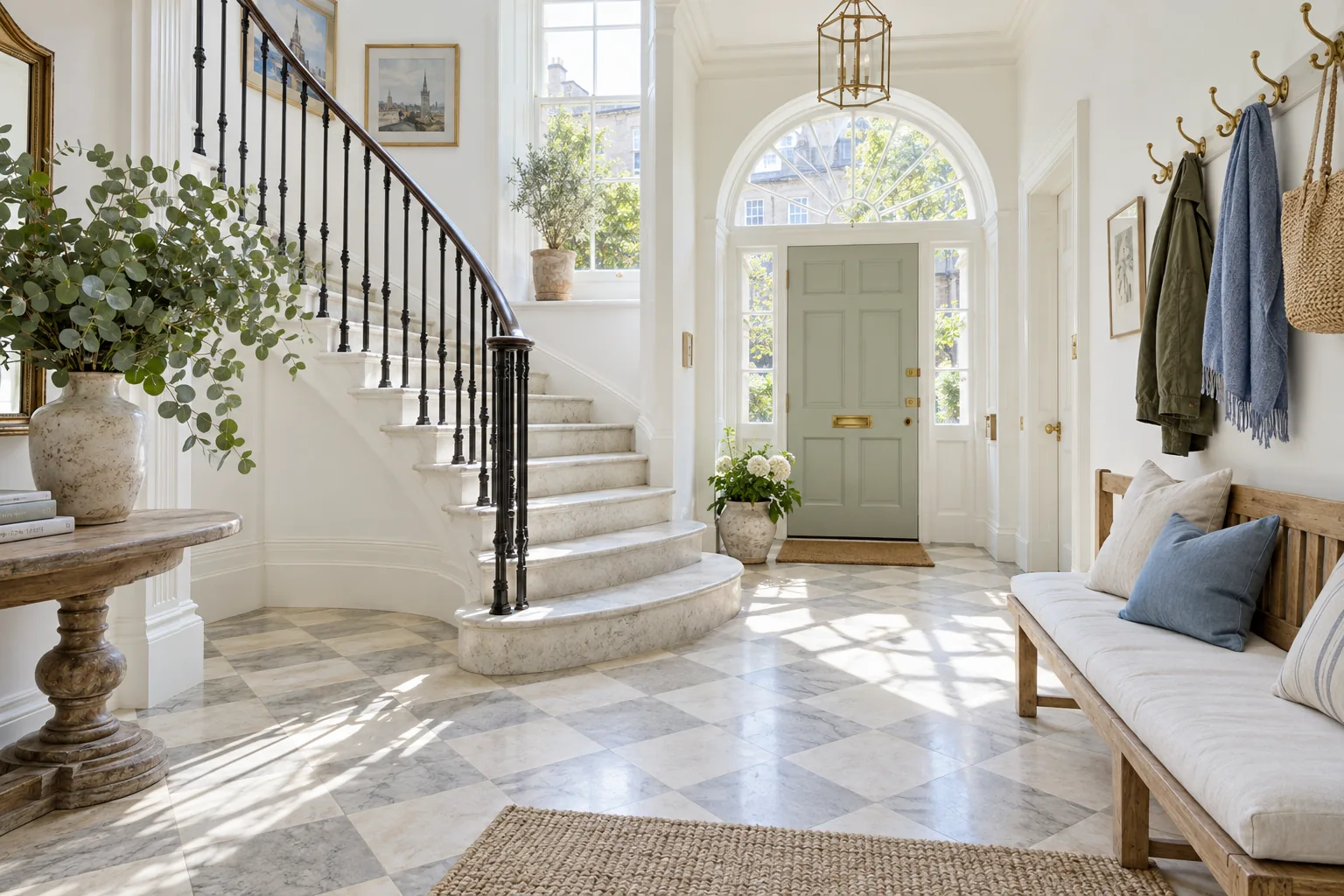 The front hall at Stillroom